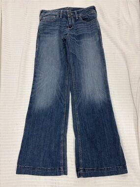 Ariat Denim Trouser Flare Blue Jeans Size 29R 10021883